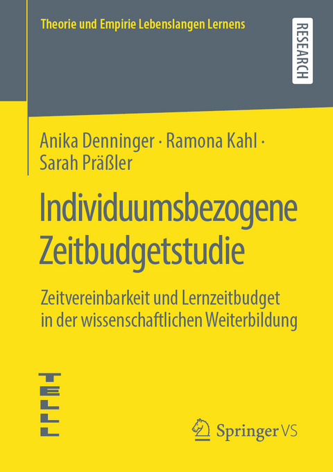 Individuumsbezogene Zeitbudgetstudie - Anika Denninger, Ramona Kahl, Sarah Pr&auml;&szlig;ler