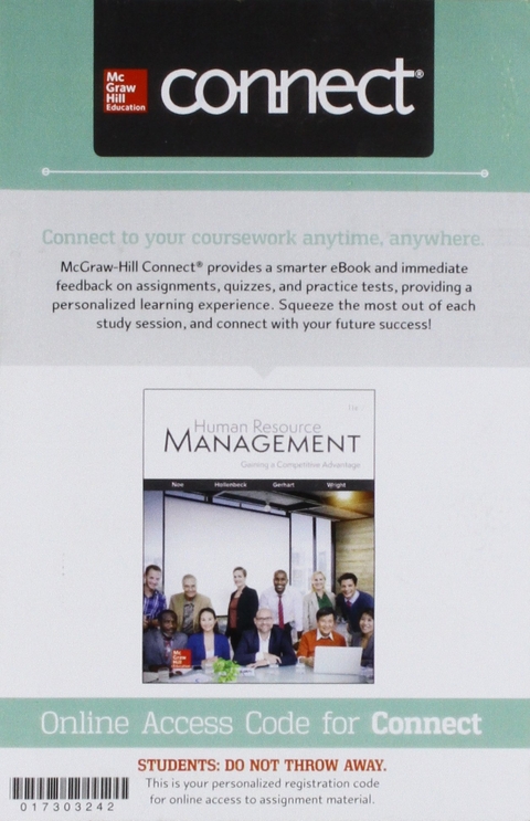 Connect Access Card for Human Resource Management - John Hollenbeck, Barry Gerhart, Raymond Noe, Patrick Wright