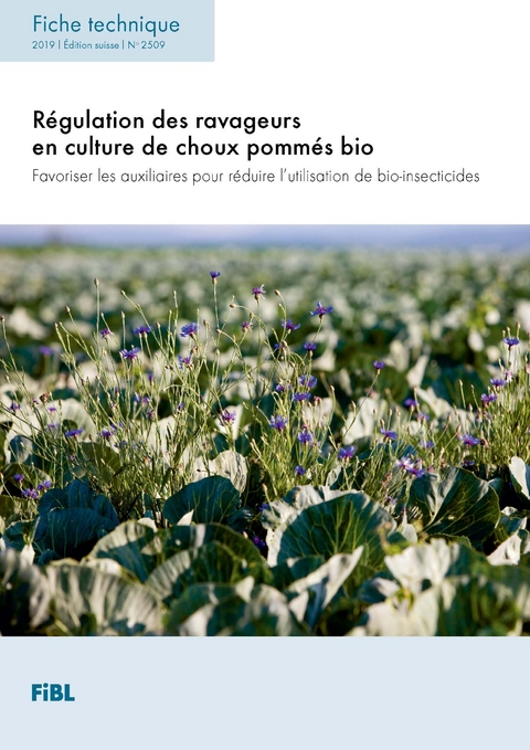 R&eacute;gulation des ravageurs en culture de choux pomm&eacute;s bio - Henryk Luka, Martin Koller