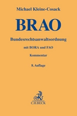 Bundesrechtsanwaltsordnung - Michael Kleine-Cosack
