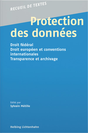 Protection des donn&eacute;es - 