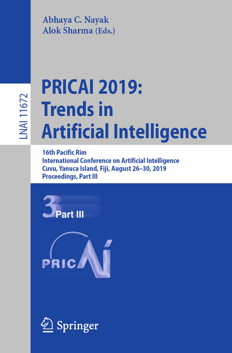 PRICAI 2019: Trends in Artificial Intelligence - 