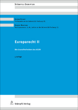 Europarecht II - Astrid Epiney, Robert Mosters