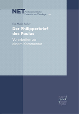 Der Philipperbrief des Paulus - Eve-Marie Becker