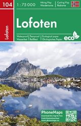 Lofoten, Wander- Radkarte 1 : 75 000