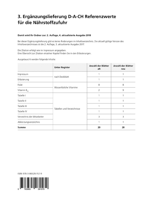 3. Erg&auml;nzungslieferung