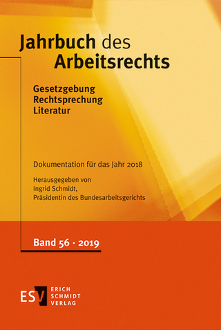 Jahrbuch des Arbeitsrechts. Gesetzgebung - Rechtsprechung - Literatur.... / Jahrbuch des Arbeitsrechts