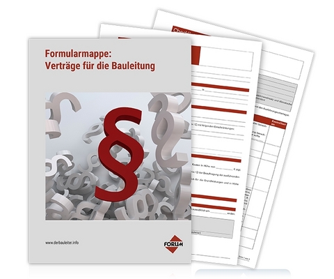 Formularmappe: Vertr&auml;ge f&uuml;r die Bauleitung