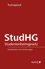 Studentenheimgesetz StudHG - Bernhard Tschrepitsch