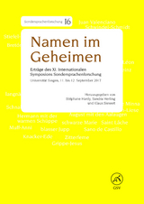 Namen im Geheimen - Klaus Siewert, Sandra Herling, St&eacute;phane Hardy