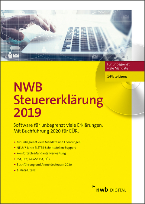 NWB Steuererkl&auml;rung 2019 - 1-Platz-Version