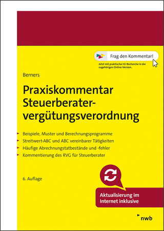 Praxiskommentar Steuerberatervergütungsverordnung