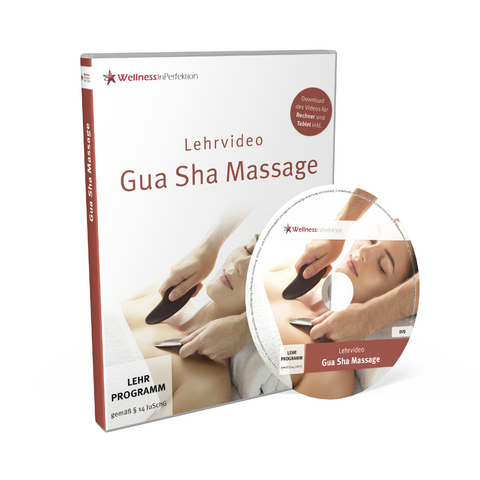 DVD Gua Sha Massage (Lehrvideo) | Für Anfänger und Profis | Inkl. kostenloser Tablet-/Smartphone-Version zum Download