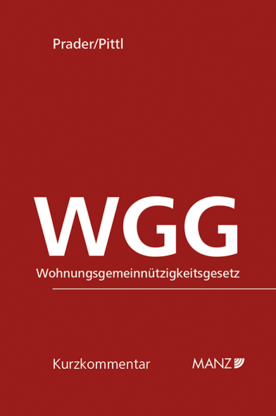 WGG Wohnungsgemeinn&uuml;tzigkeitsgesetz - Christian Prader, Raimund Pittl