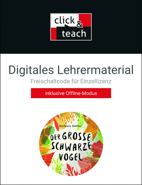 Buchners Lekt&uuml;rebegleiter Deutsch / click & teach Der gro&szlig;e schwarze Vogel Box - Jana Mikota