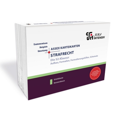 ASSEX Karteikarten Strafrecht - S2-Klausur - Dirk Schweinberger