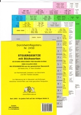 DürckheimRegister® STEUERGESETZE MIT STICHWORTEN - Glaubitz, Thorsten; Dürckheim, Constantin von; Glaubitz, Thorsten; Dürckheim, Constantin von