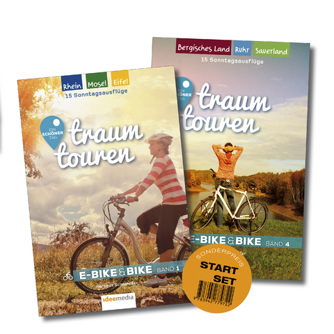 traumtouren E-Bike & Bike Start-Set mit 2 B&auml;nden - Hartmut Sch&ouml;nh&ouml;fer