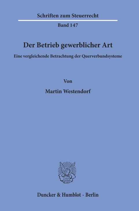 Der Betrieb gewerblicher Art. - Martin Westendorf