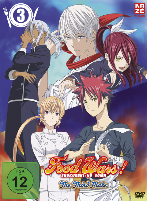 Food Wars! The Third Plate - 3. Staffel - DVD 3 - Yoshitomo Yonetani
