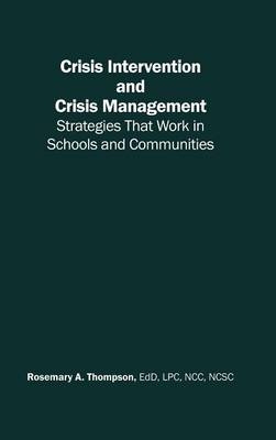 Crisis Intervention and Crisis Management