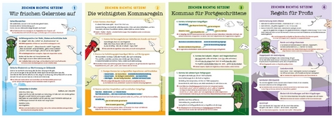 Plakate &ndash; Zeichen richtig setzen! 5 bis 10 &ndash; DIN A1 - Stephan Gora, Lisa Fischer