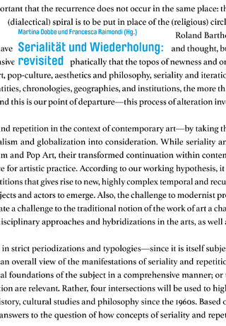 Serialität und Wiederholung: revisited