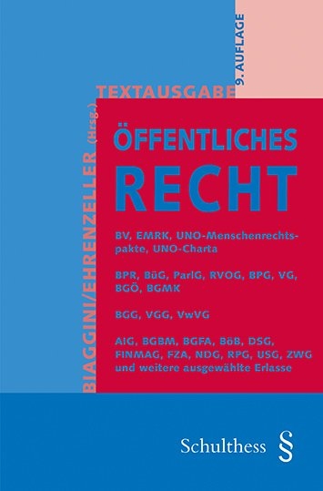 Textausgabe &Ouml;ffentliches Recht - 