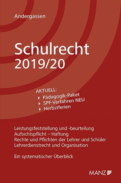 Schulrecht 2019/20 - Armin Andergassen