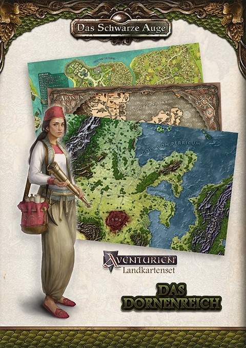 Landkartenset Das Dornenreich - Zoe Adamietz, Alex Spohr