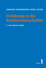 Einführung in die Rechtswissenschaften - Harald Eberhard, Christoph Grabenwarter, Georg Kodek, Martin Spitzer