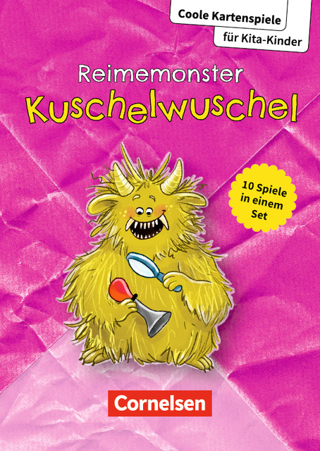 Coole Kartenspiele f&uuml;r Kita-Kinder / Reimemonster Kuschelwuschel