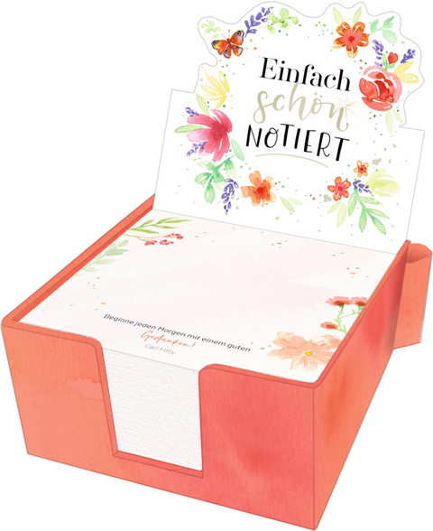 Zettelk&auml;stchen - Einfach sch&ouml;n notiert (Das Leben ist bunt)