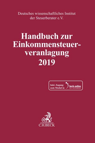 Handbuch zur Einkommensteuerveranlagung 2019