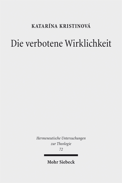 Die verbotene Wirklichkeit - Katarína Kristinová