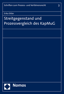 Streitgegenstand und Prozessvergleich des KapMuG