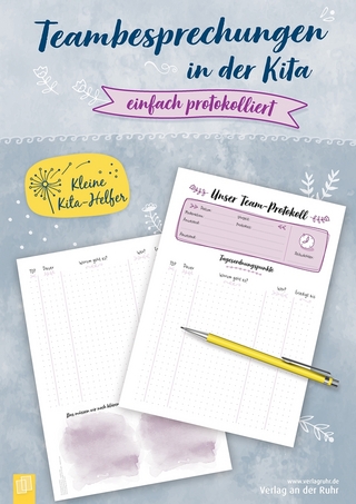 Kleine Kita-Helfer: Teambesprechungen in der Kita – einfach protokolliert