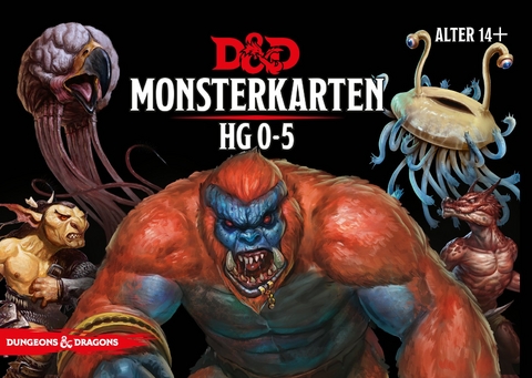 Dungeons & Dragons, Monsterkarten HG 0-5 (Deutsch) - Mike Mearls, Jeremy Crawford, Christopher Perkins, Chris Sims, Rodney Thompson, Peter Lee Robert, J. Schwalb, Matt Sernett, Steve Townshend, James Wyatt