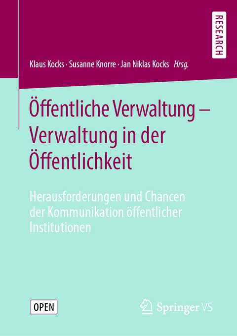 &Ouml;ffentliche Verwaltung &ndash; Verwaltung in der &Ouml;ffentlichkeit - 