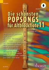 Die schönsten Popsongs für Alt-Blockflöte - 