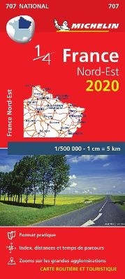 Northeastern France - Michelin National Map 707