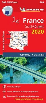 Southwestern France - Michelin National Map 708