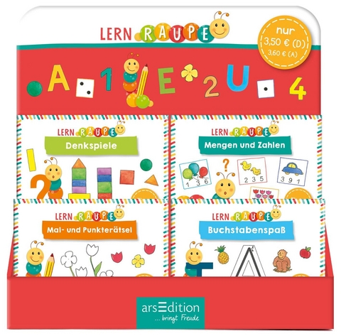 Display Lernraupe Mini-Bl&ouml;cke