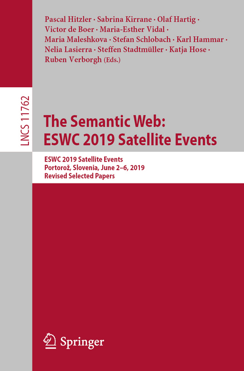 The Semantic Web: ESWC 2019 Satellite Events - 