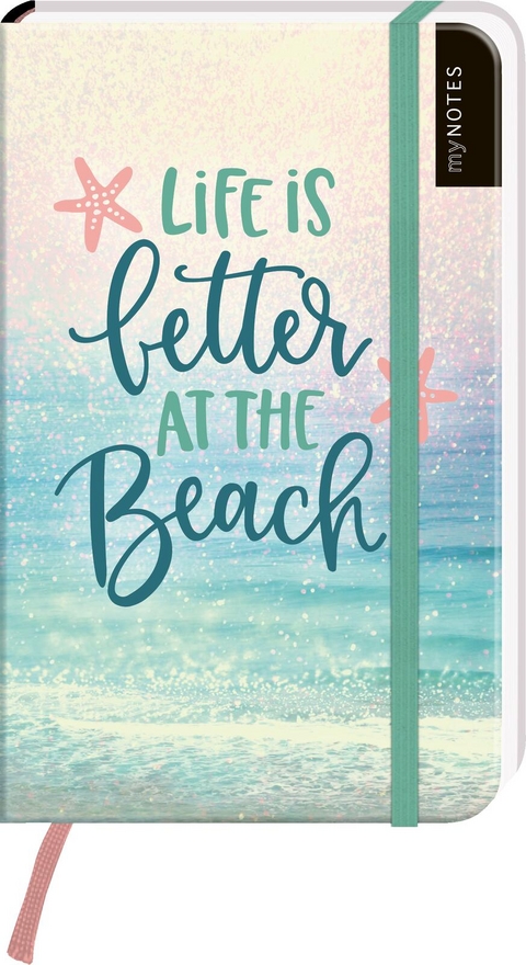 myNOTES Notizbuch A6: Life is better at the Beach