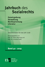 Jahrbuch des Sozialrechts (der Gegenwart). Gesetzgebung - Verwaltung... / Jahrbuch des Sozialrechts - - Dokumentation f&uuml;r das Jahr 2018 - 