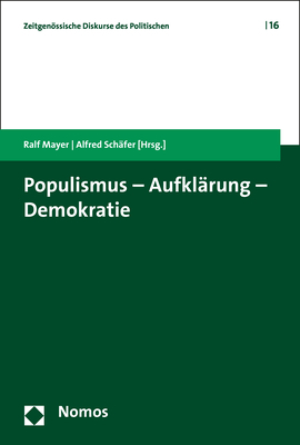 Populismus - Aufkl&auml;rung - Demokratie - 