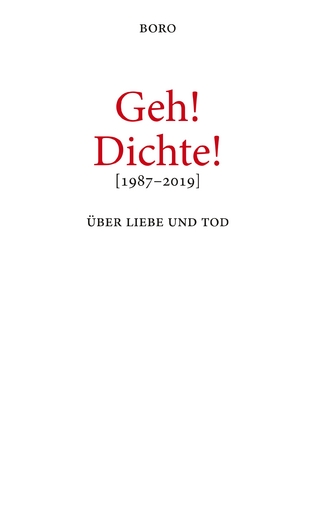 Geh! Dichte!