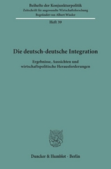 Die deutsch-deutsche Integration.