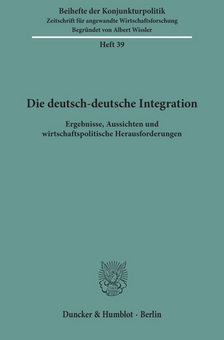 Die deutsch-deutsche Integration.